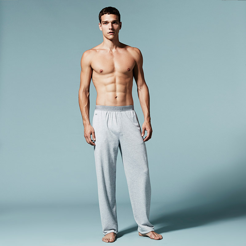 Lacoste unveiled its new Underwear & Sleepwear lookbook, featuring Brazilian model Alexandre Cunha.