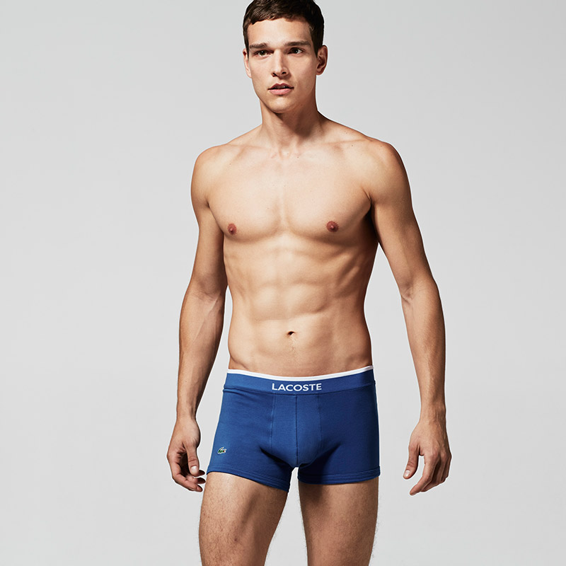 Lacoste unveiled its new Underwear & Sleepwear lookbook, featuring Brazilian model Alexandre Cunha.